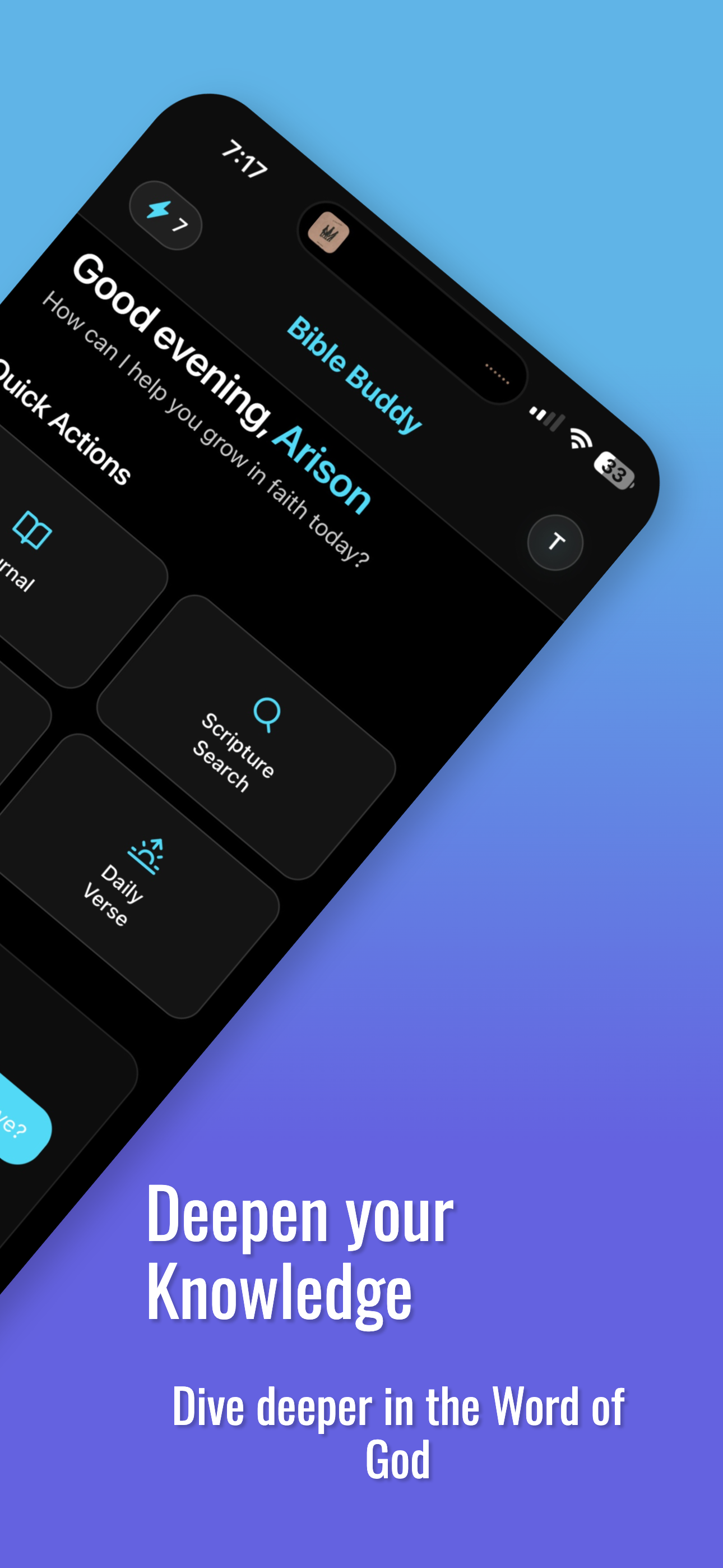 Bible Buddy study tools